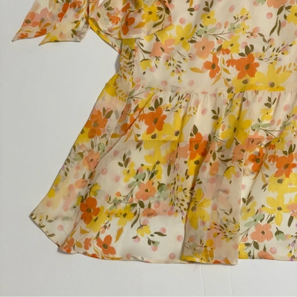 Women's‎ Floral Asymmetrical Whimsical Fairy Skirt XXL Spring Easter - Picture 12 of 14